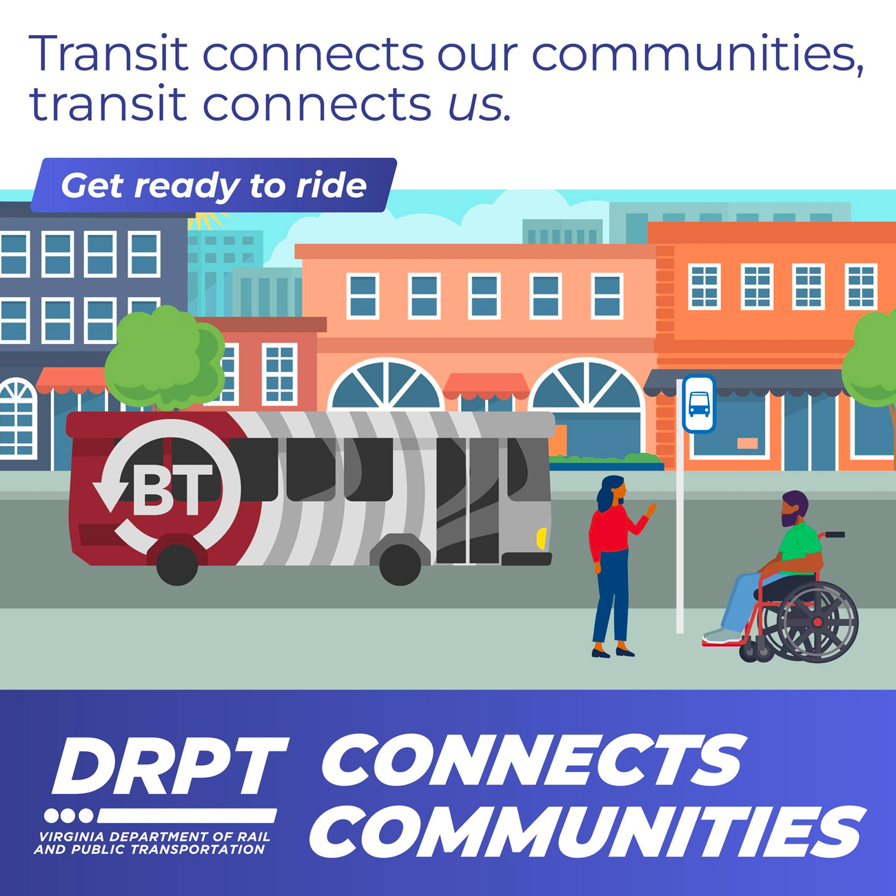 drpt connects communities campaign cv commuter assistance lynchburg